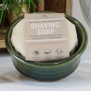 Cosy Cottage Soap Large 80g Shaving Soap and ceramic dish
