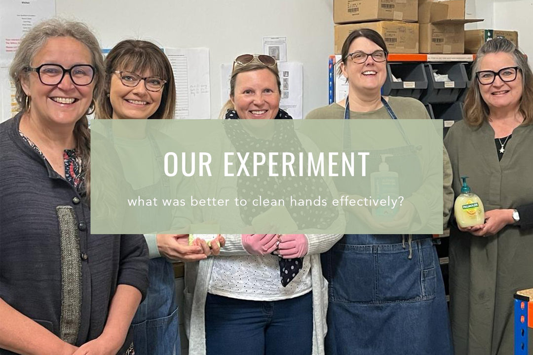 Our Experiment shows that Cosy Cottage Soaps clean more effectively than Liquid Soap - Cosy Cottage Soap