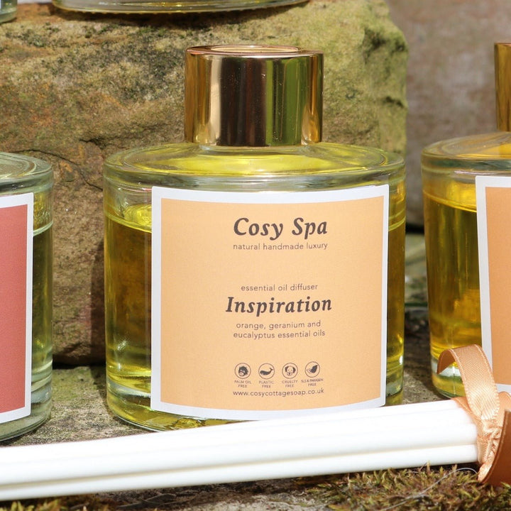 100ml Cosy Spa Exclusive Essential Oil Blend Diffusers - Cosy Cottage Soap