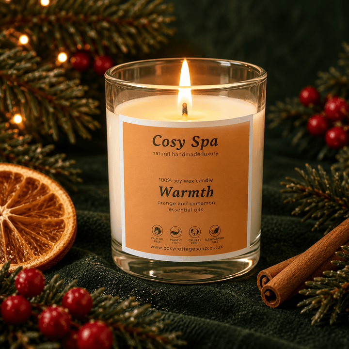 300ml Cosy Spa Exclusive Essential Oil Blend Soy Wax Candles - Cosy Cottage Soap