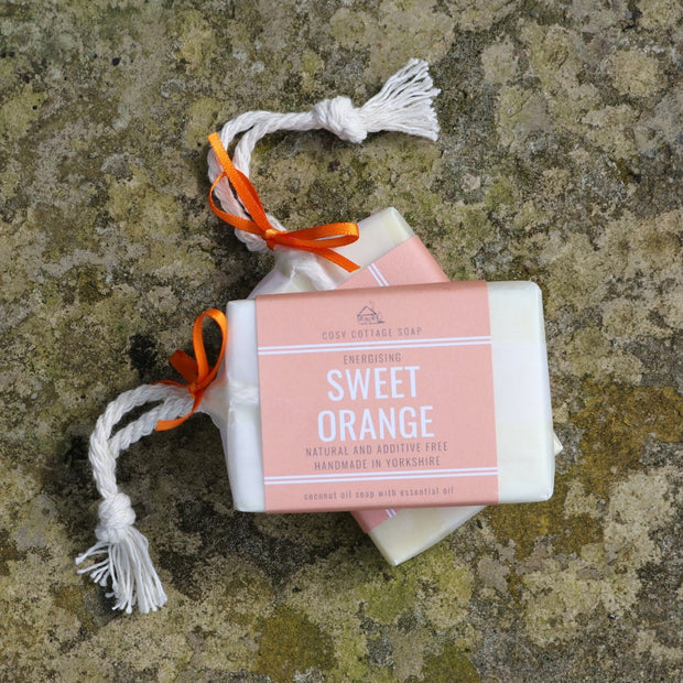 Sweet Orange Soap on a Rope