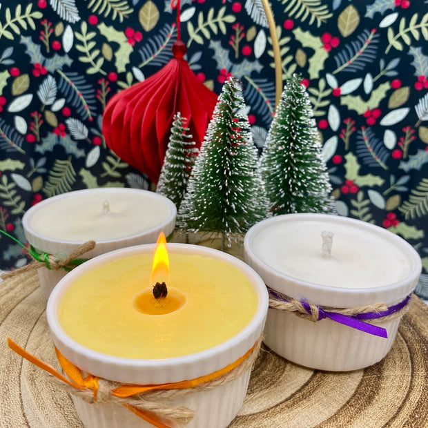 Festive Ramekin Fragranced Candle Trio Box