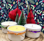 Festive Ramekin Fragranced Candle Trio Box