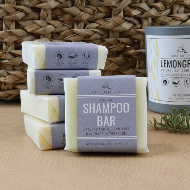 Natural solid shampoo bar fragrance free