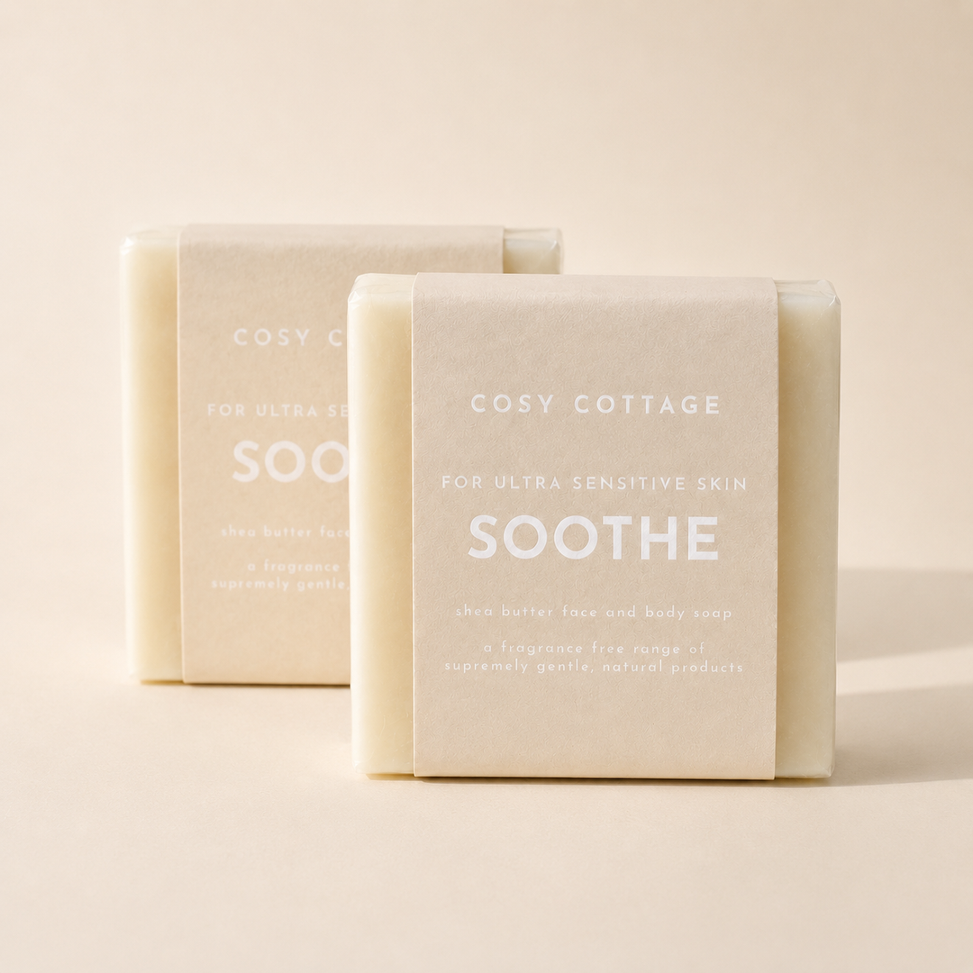 Fragrance Free Shea Butter Soap – For Sensitive & Reactive Skin