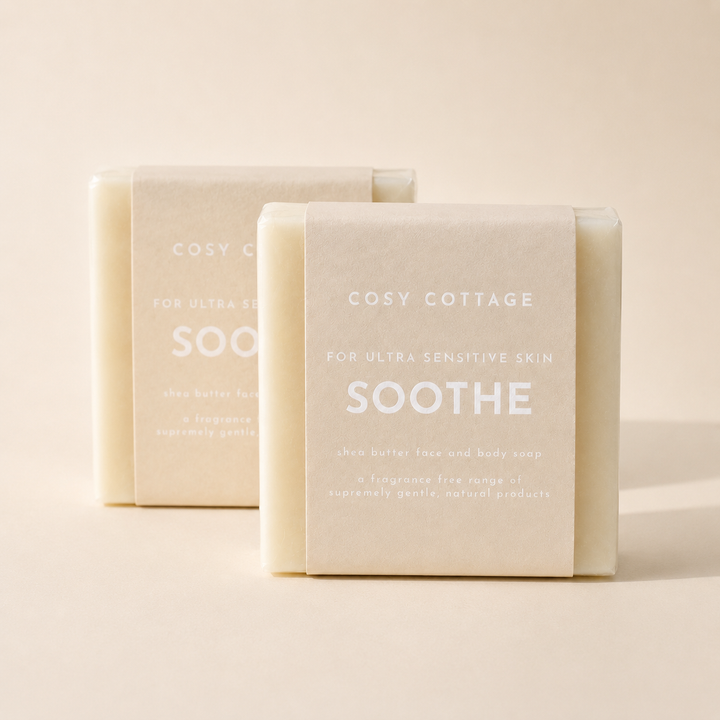 Fragrance Free Shea Butter Soap – For Sensitive & Reactive Skin