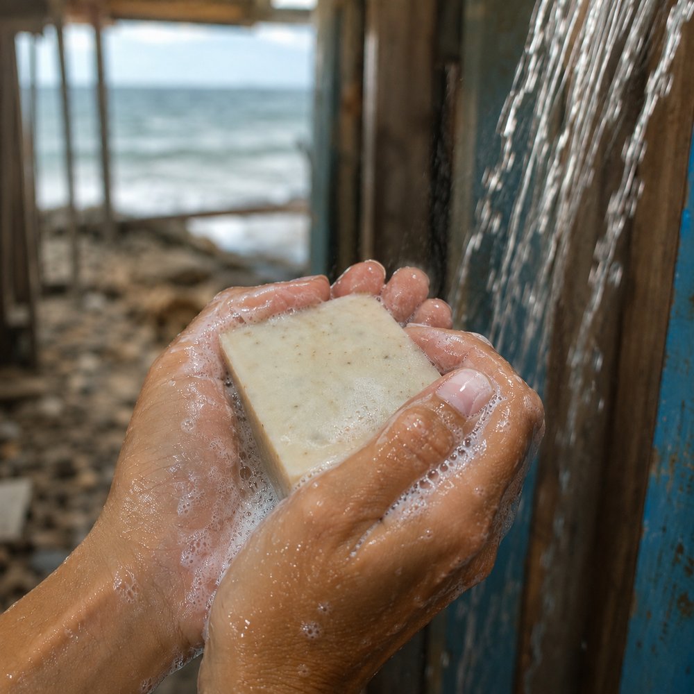Wild seaweed soap foaming natural soap