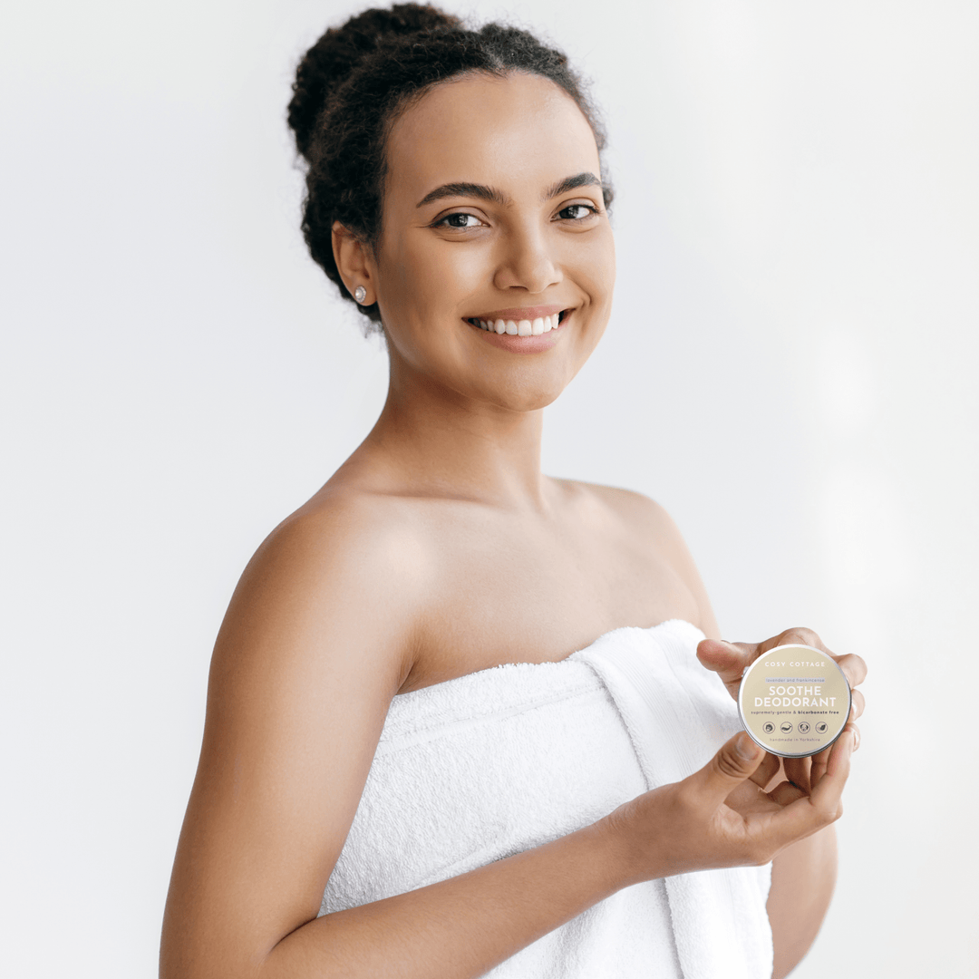 Bicarbonate Free Natural Deodorant with Lavender & Frankincense, ideal for sensitive skin - Cosy Cottage Soap