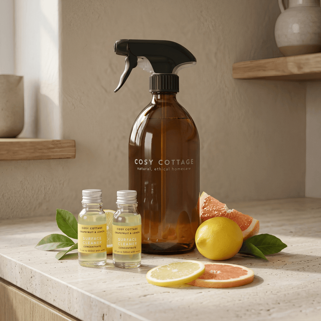 Biodegradable Surface Cleaning Spray Refill NEW! Grapefruit & Lemon - Cosy Cottage Soap