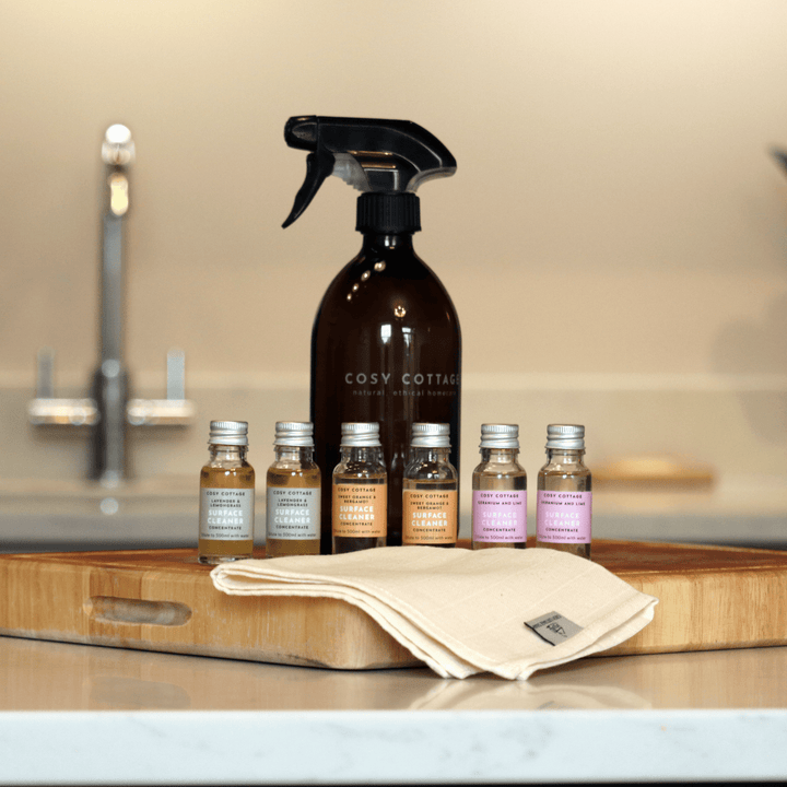 Biodegradable Surface Cleaning Spray Starter Packs - Cosy Cottage Soap