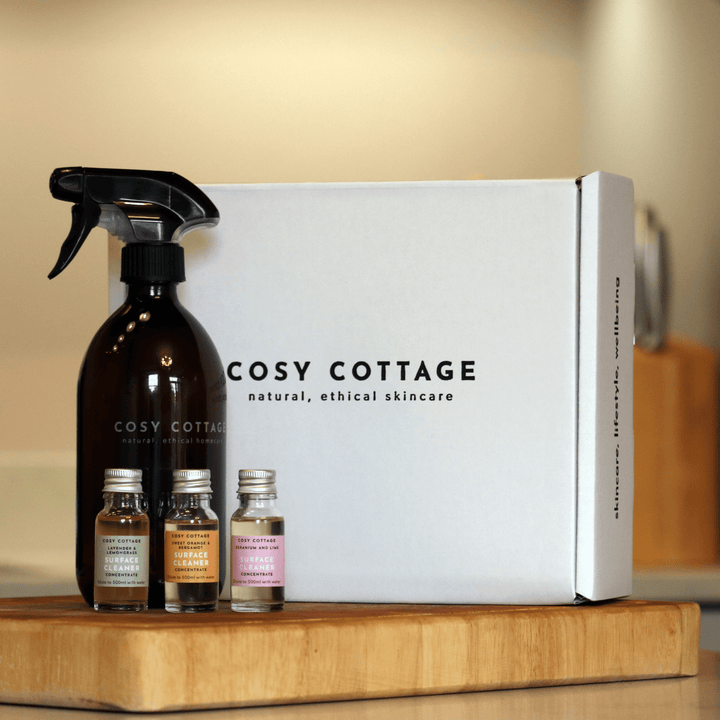 Biodegradable Surface Cleaning Spray Starter Packs - Cosy Cottage Soap