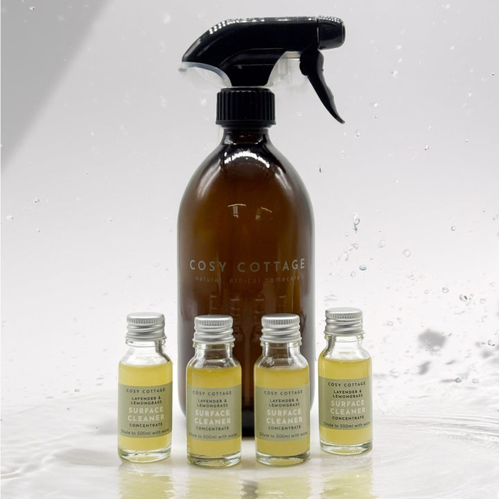 Biodegradable Surface Cleaning Spray Starter Packs - Cosy Cottage Soap