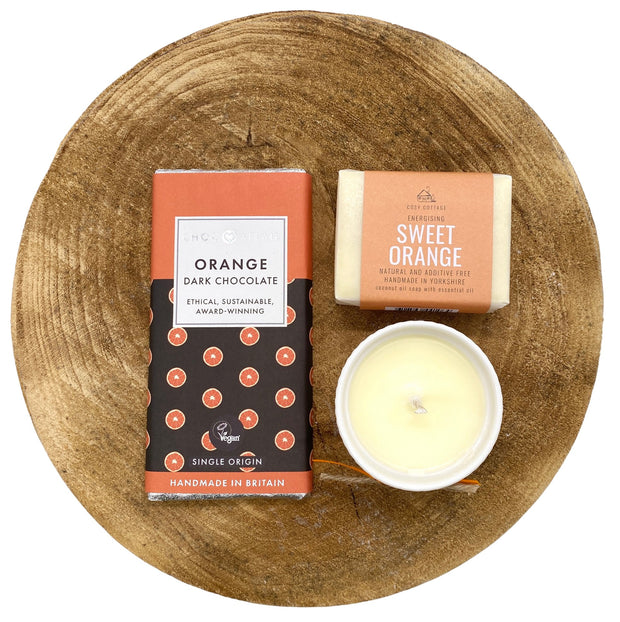 Chocolate & Orange Gift Box  - Cosy Cottage Soap