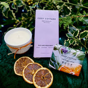 Chocolate, Orange, Sage and Cinnamon Christmas Gift Box - Cosy Cottage Soap
