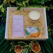 Chocolate, Orange, Sage and Cinnamon Christmas Gift Box - Cosy Cottage Soap