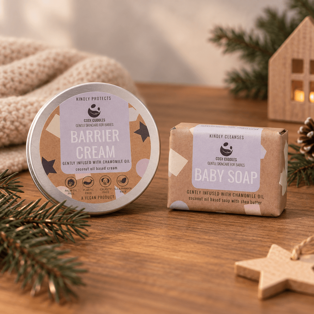 Christmas Bathtime Baby Pamper Bundle - Cosy Cottage Soap