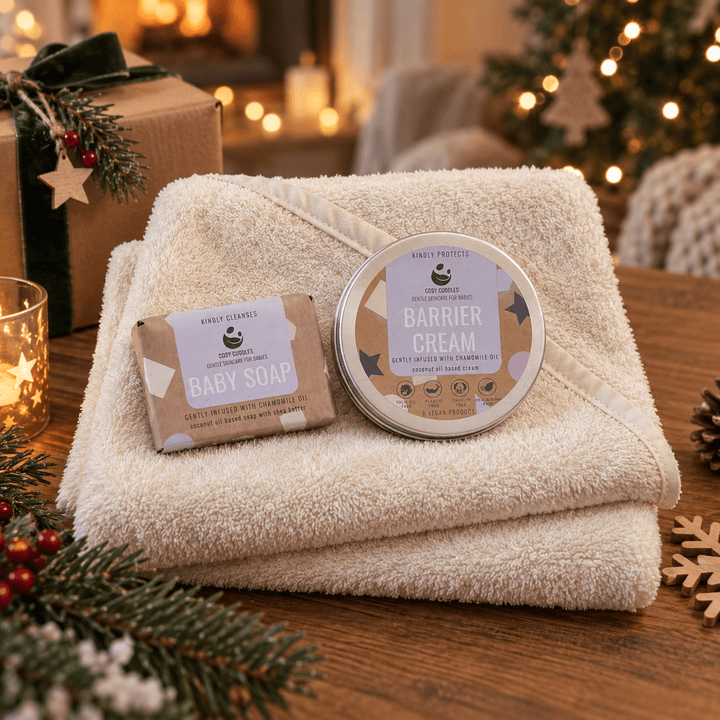 Christmas Bathtime Baby Pamper Bundle - Cosy Cottage Soap
