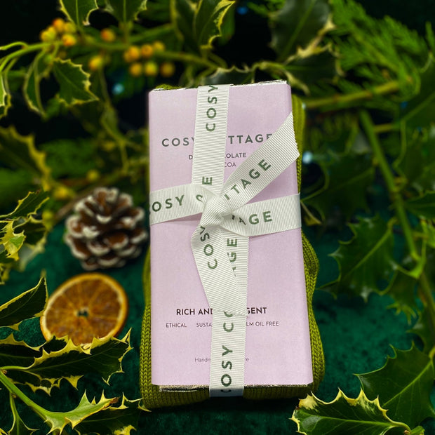 Christmas Cosy Socks and Choc for Men Bundle - Cosy Cottage Soap