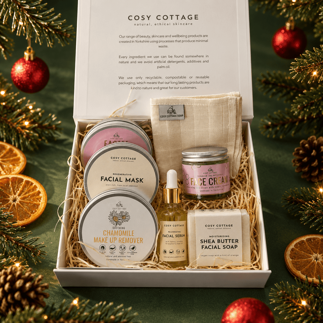 Christmas Luxury Facial Skincare Collection - Cosy Cottage Soap