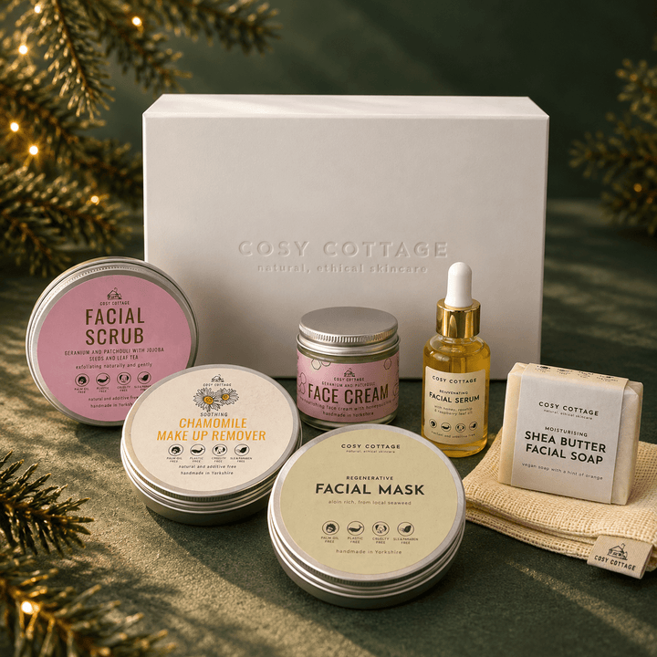 Christmas Luxury Facial Skincare Collection - Cosy Cottage Soap
