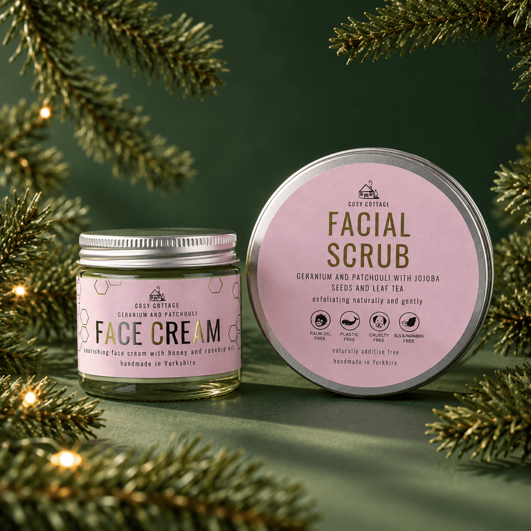 Christmas Luxury Facial Skincare Collection - Cosy Cottage Soap