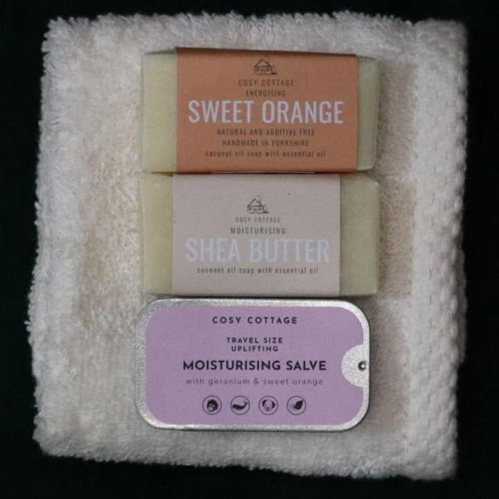 Christmas Mini Soap & Quick Fix Salve Bundle - Cosy Cottage Soap