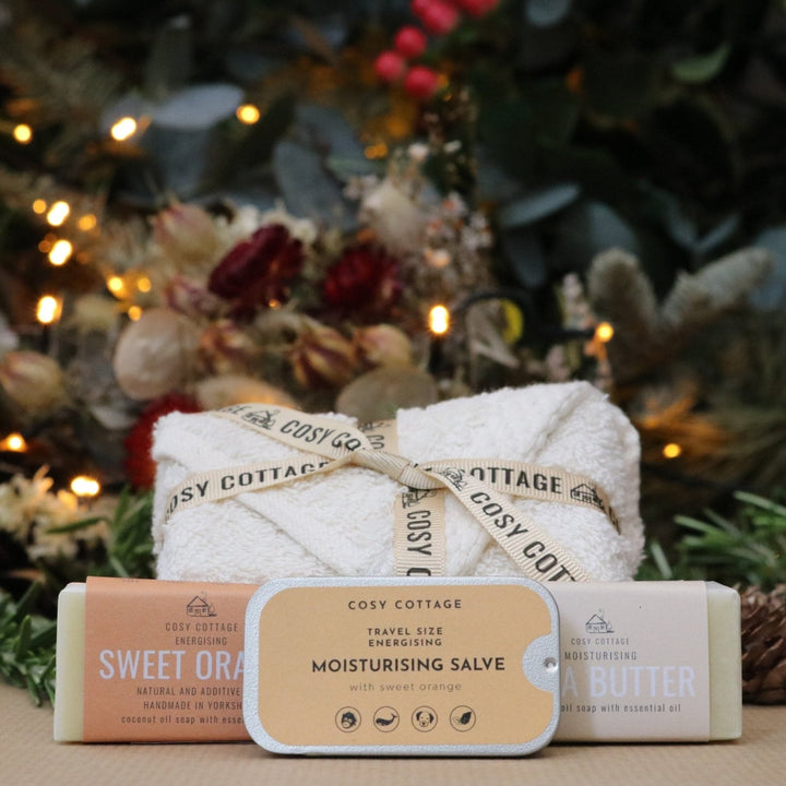 Christmas Mini Soap & Quick Fix Salve Bundle - Cosy Cottage Soap