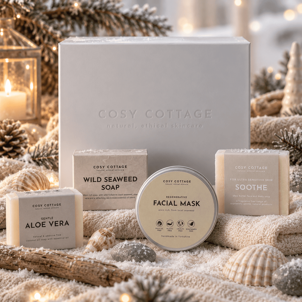 Christmas North Yorkshire Coast Sensitive Skin Collection - Cosy Cottage Soap