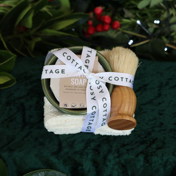 Christmas Shaving Set - Cosy Cottage Soap