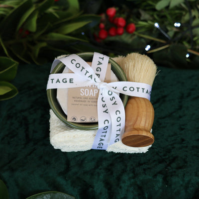 Christmas Shaving Set - Cosy Cottage Soap