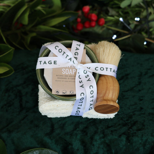 Christmas Shaving Set - Cosy Cottage Soap