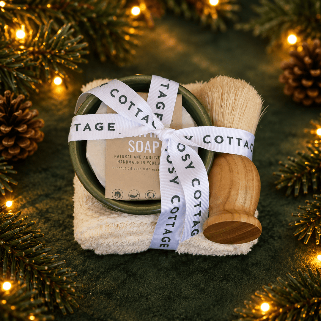 Christmas Shaving Set - Cosy Cottage Soap