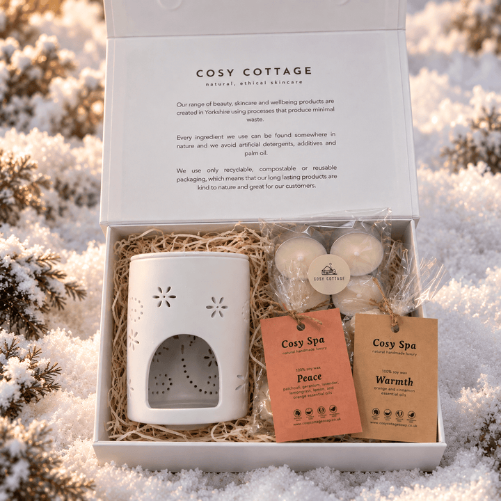 Cosy Christmas Luxury Melt and Burner Set - Cosy Cottage Soap