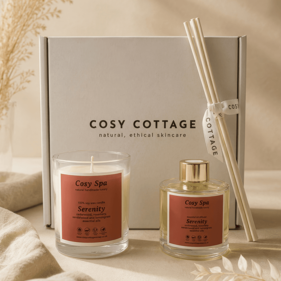 Cosy Spa Candle and Diffuser Gift Box - Cosy Cottage Soap