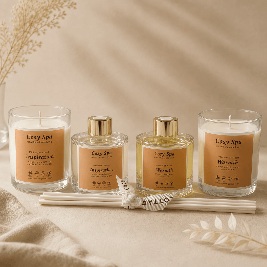 Cosy Spa Candle and Diffuser Gift Box - Cosy Cottage Soap