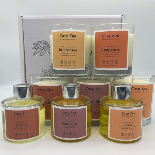 Cosy Spa Candle and Diffuser Gift Box - Cosy Cottage Soap