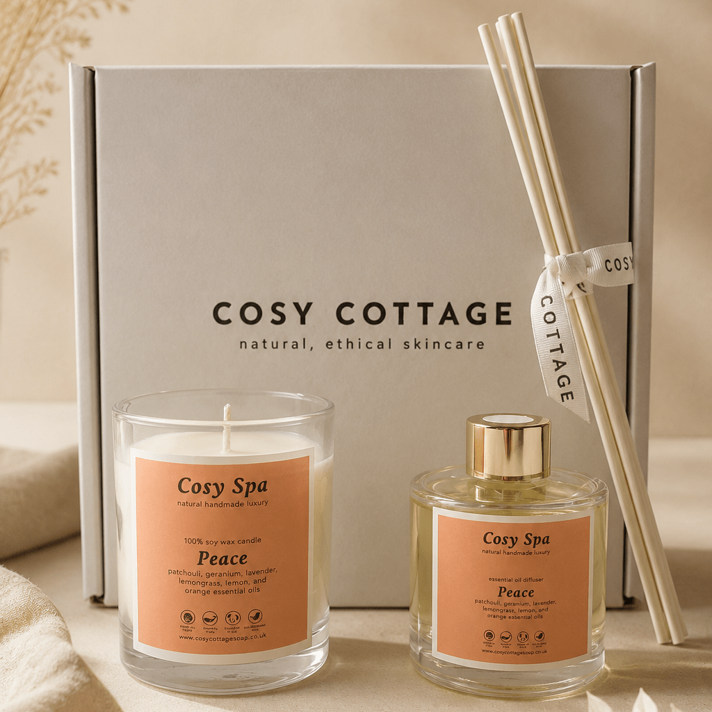 Cosy Spa Candle and Diffuser Gift Box - Cosy Cottage Soap