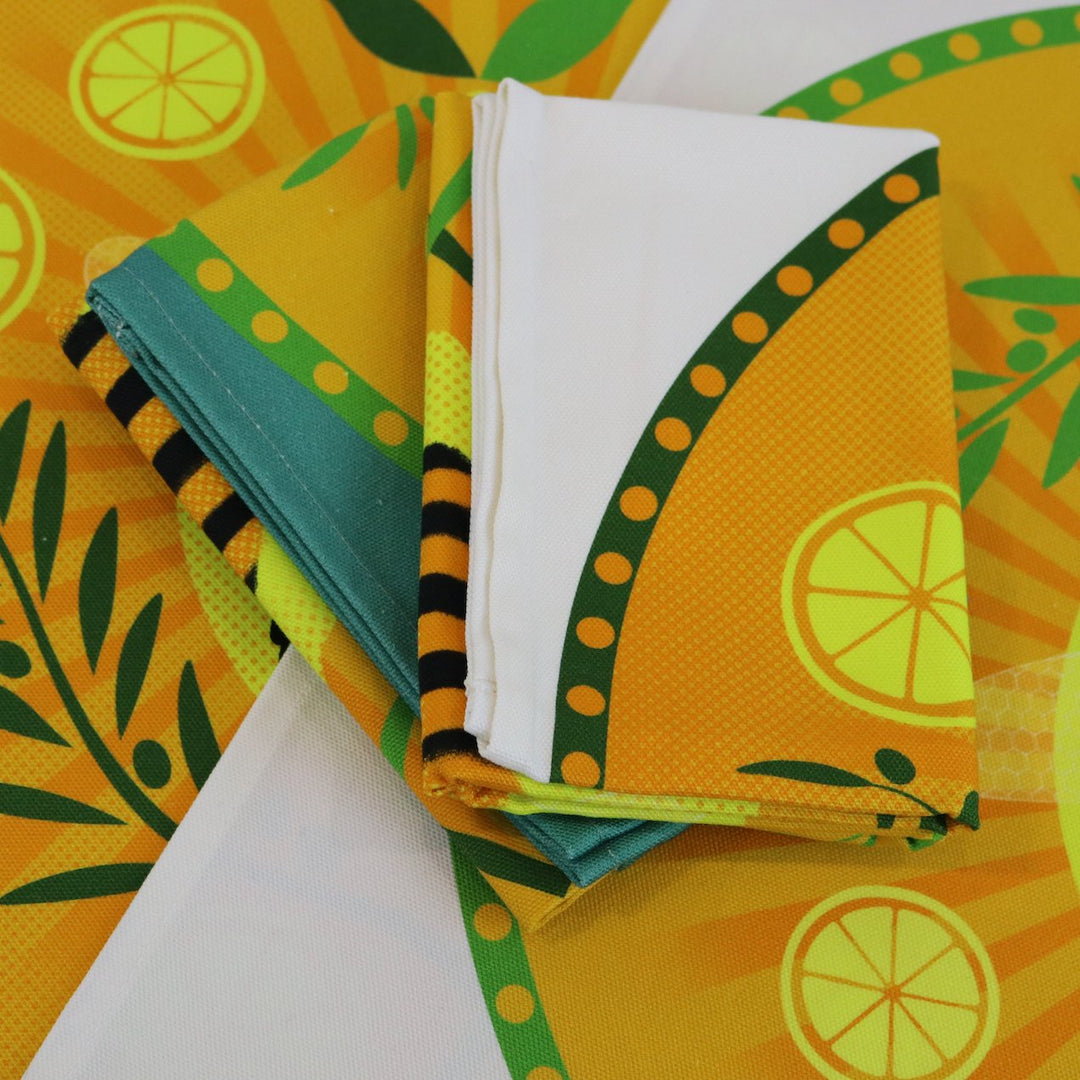 Cotton tea - towels designed for us by Cooperillo - Cosy Cottage Soap