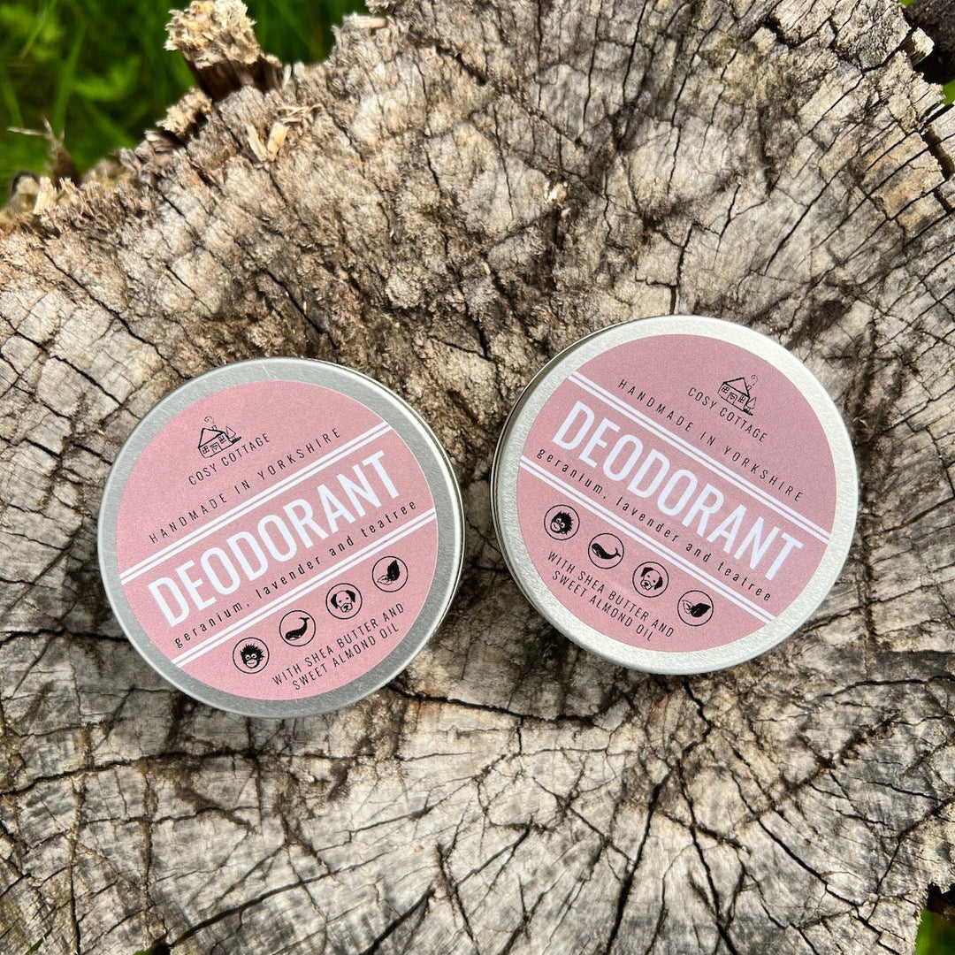 Discounted Two - Pack - Natural Deodorant Offer - Cosy Cottage Soap