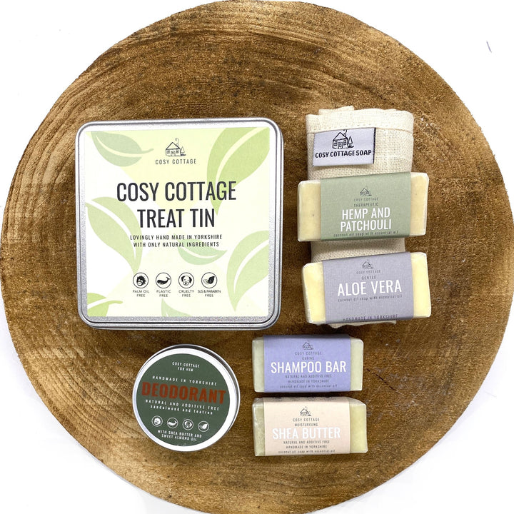 Eco - Conscious Treat Tin for Men  - Cosy Cottage Soap