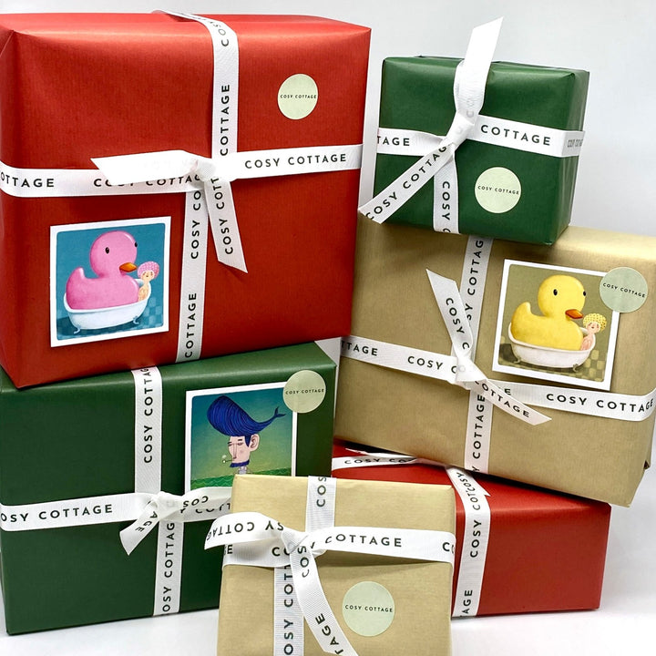 Eco - Friendly Gift Wrap - Cosy Cottage Soap