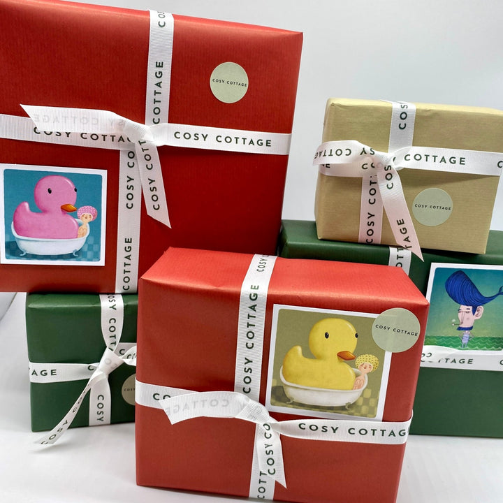 Eco - Friendly Gift Wrap - Cosy Cottage Soap