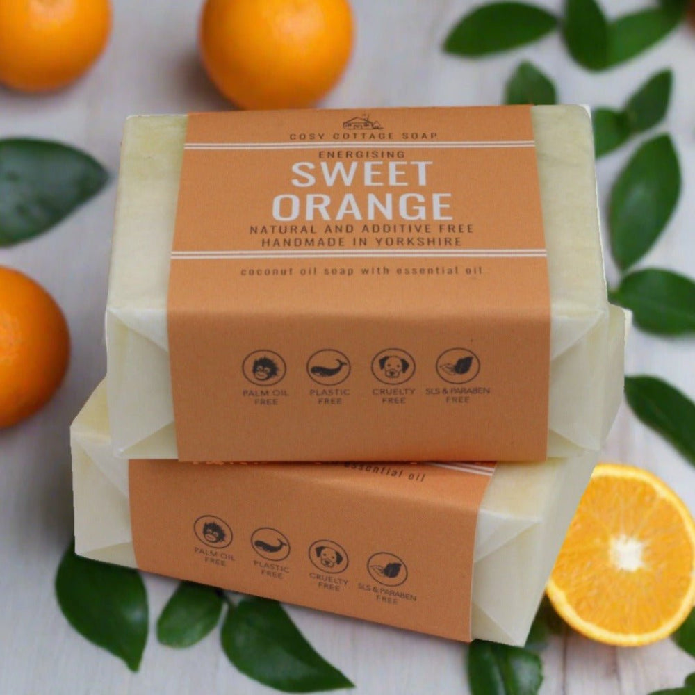 Energising Sweet Orange Soap - Cosy Cottage Soap