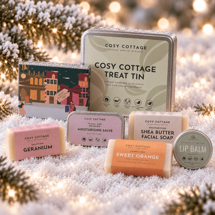 Festive Christmas Eco Treat Tin - Cosy Cottage Soap