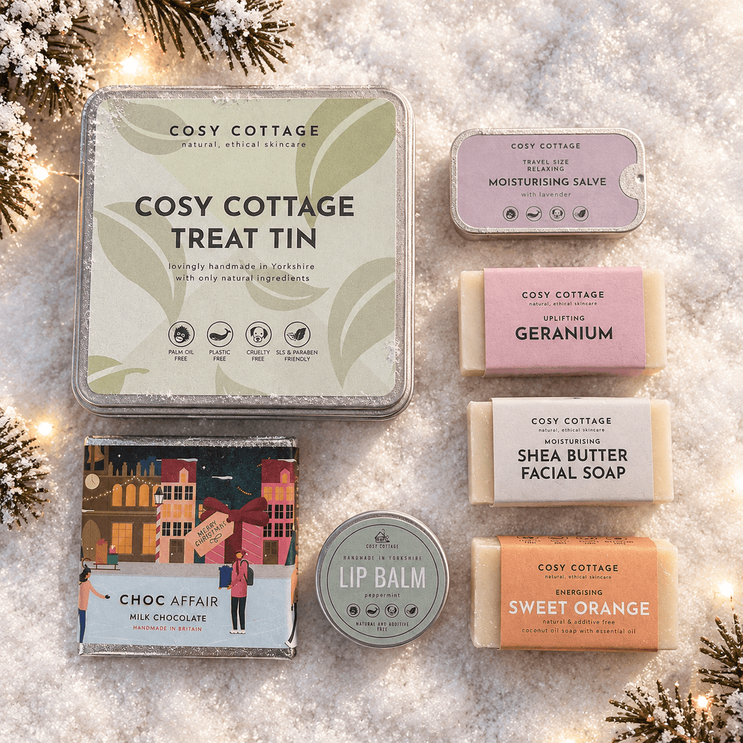 Festive Christmas Eco Treat Tin - Cosy Cottage Soap