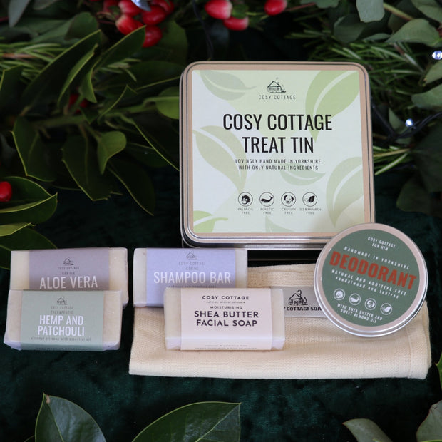 Festive Christmas Treat Tin For Him - Cosy Cottage Soap