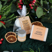 Fresh & Zingy Christmas Shower Collection - Cosy Cottage Soap