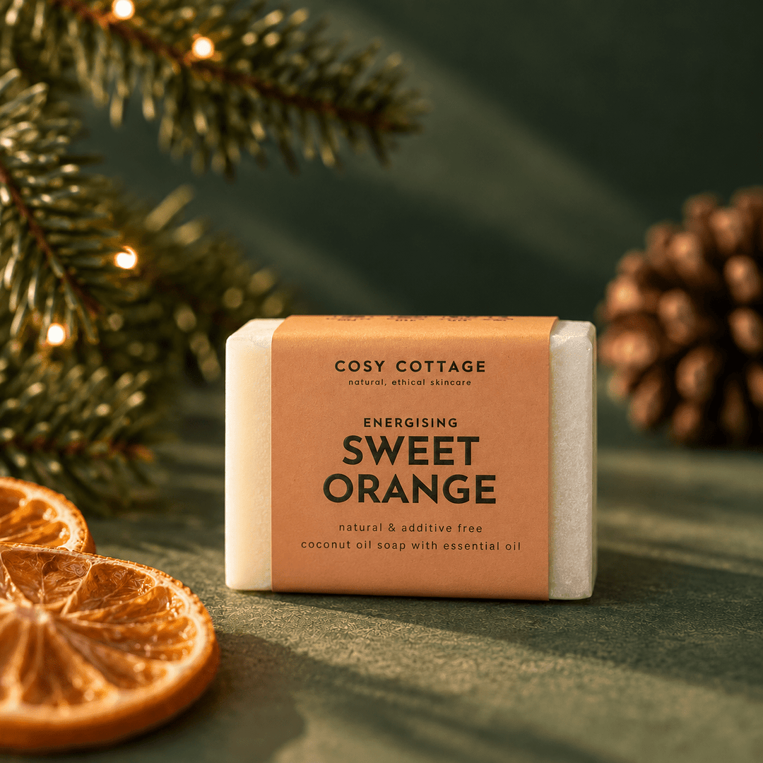 Fresh & Zingy Christmas Shower Collection - Cosy Cottage Soap