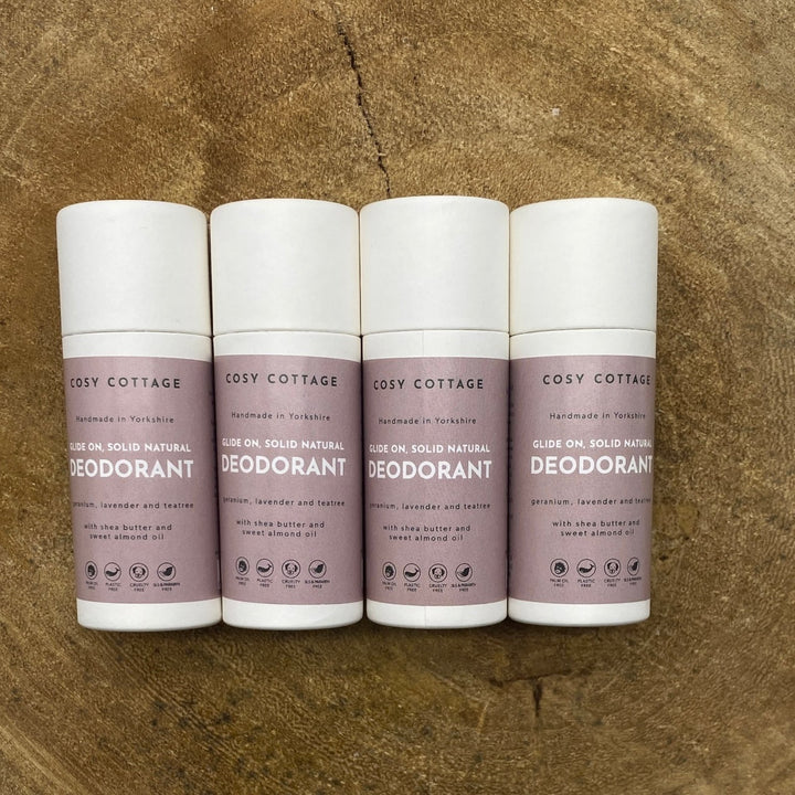 Gentle, Glide - on, Natural Push - up Deodorant with Essential Oils - Cosy Cottage Soap
