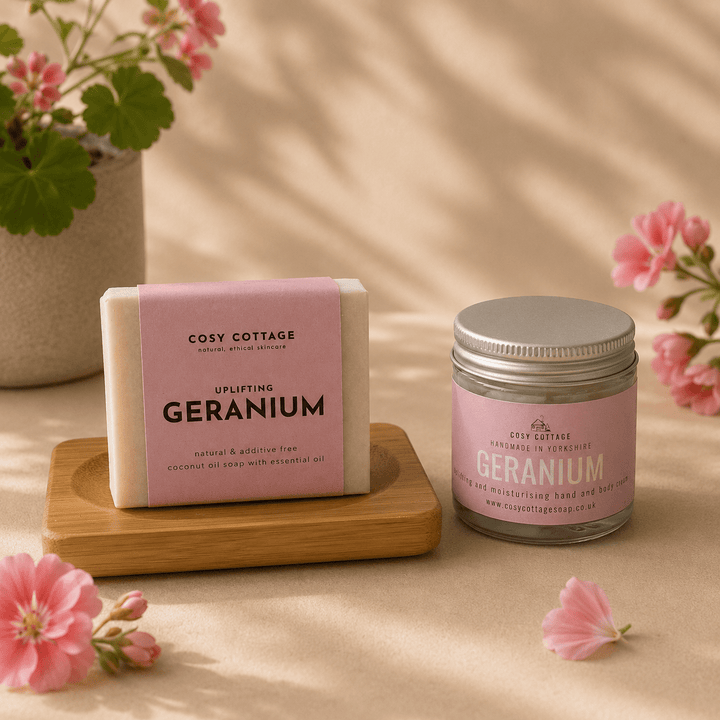 Geranium Treats Gift Box - Cosy Cottage Soap